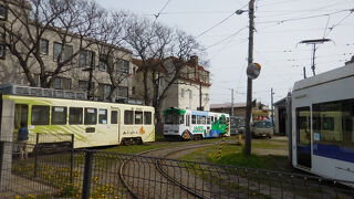 函館市電 駒場車庫前停留場