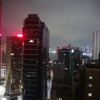 ハーバービューの部屋ですがあまり見えず