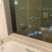 素敵な夜景を眺めながら長風呂しました