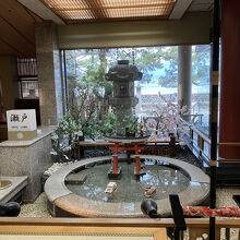 ロビー、ゆったりできます