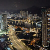 27階の部屋でした。リバービューで夜景がきれい。