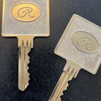 レトロなルームキー