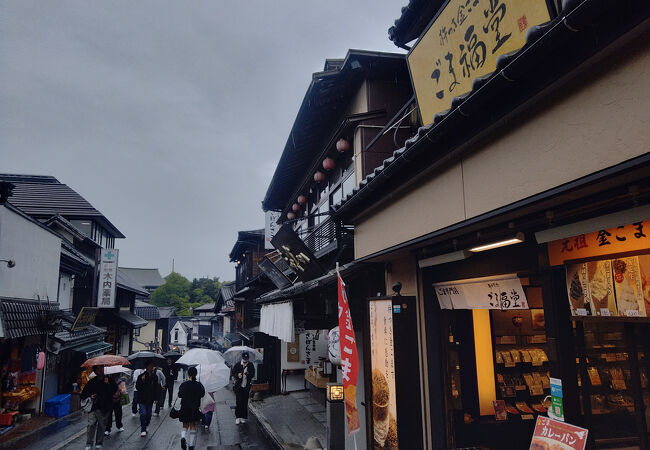 成田山新勝寺へ続く風情のある参道です