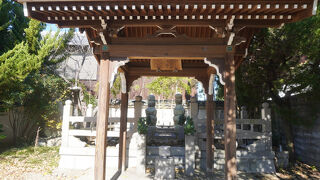 夫妻の墓は仲良く並んで建っています