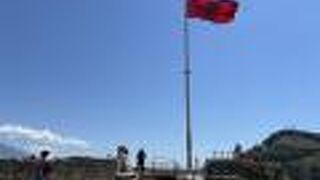 ベラトの街並みを眺めることができる最高スポットです。