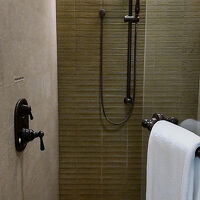 独立シャワールーム。