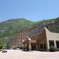 成都から九寨溝に行く途中　岷江という川沿いにある　茂県国際飯店