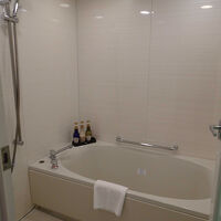 バスルームは個別でイスもあります