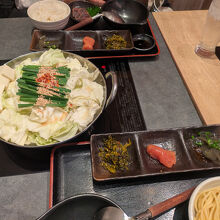 もつ鍋定食（＠1,738円）