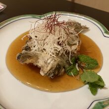 名物　岩魚の唐揚げ