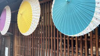 川原町の古い町並み