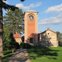 敷地の奥の方は修道僧の居住区。