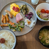 朝食バイキング