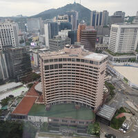 ソウルタワーが真正面に見えます。