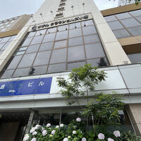 1階に紫陽花が咲いてます。