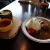 金山カレーのご飯が道遊の割戸に