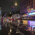 雨降る夜のHollywood Blvd