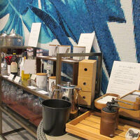 ロビーにあるフリードリンク