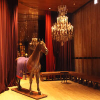 ホテル入口のスペース