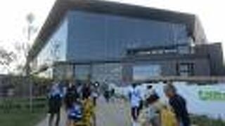 迫力ある2F MAIN LEVEL外野指定席で観戦