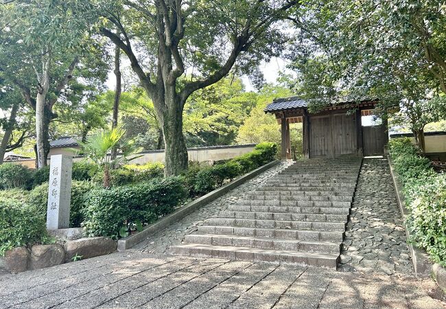 宇部を治めた領主の館跡