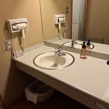 部屋の洗面台