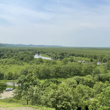 展望地の丘の上から見下ろした湿原です