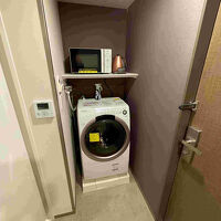 洗濯機と電子レンジがありました。