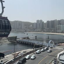 ケーブルカー入り口上からの眺め