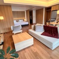 広くて綺麗！ベッドルームは扉を閉められます