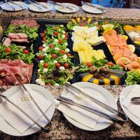 種類豊富な朝食