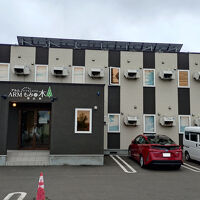 国道38号線に面した入り口。