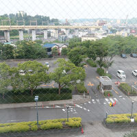 シングル（18平米、禁煙）のお部屋からの眺め。