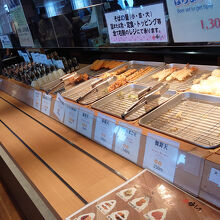 天ぷらは品薄でした