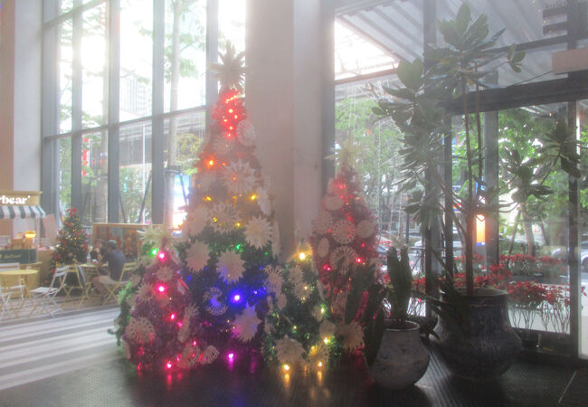 クリスマスの飾りが残っていました