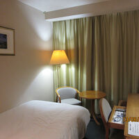 コンパクトだが使い勝手の良い客室。