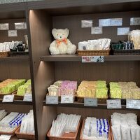 ロビーにアメニティ