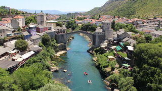 モスタル旧市街の古橋地区