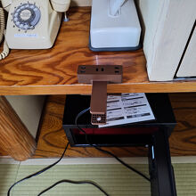 スマホ充電用の延長コードが準備されてるのは嬉しかった