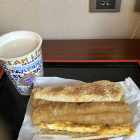 ホテルの朝食です