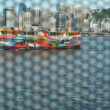 途中すれ違った船です