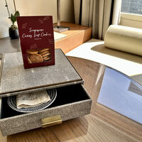 ウェルカムフルーツでは無く、クッキーです