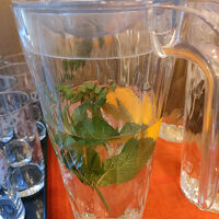 見た目も涼しげな柑橘ウォーター