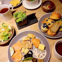 朝食ビュッフェ