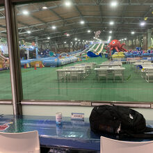 館内有料席からの眺望