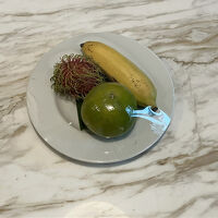 昼頃にチェックイン、ウェルカムフルーツは後で届けられました