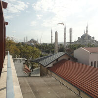 朝食レストランのテラスからの眺望