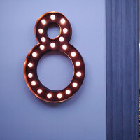 客室フロアの表示もおしゃれ。