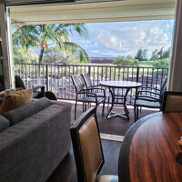 ＢＰ２のリビング。窓が大きく開くので開放的。