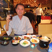 夕食バイキングを頂く！